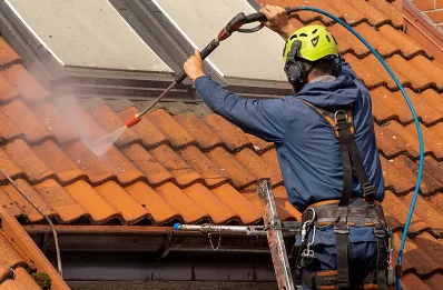 Démoussage et hydrofuge de toiture à Levernois
